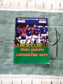 Finn Harps Vs Leicester City 2000 Match Day Programme