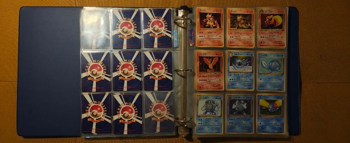 Pokemon JPN 1996 Near-Complete Base Set Binder