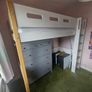 Flexa high bed with memory foam mattress Image 2