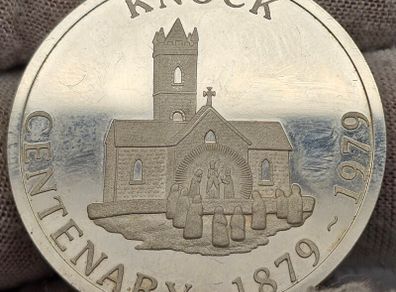 Knock 1879-1979 Centenary Medal Pope John Paul II 1oz Silver Medal in Original Holder with COA
