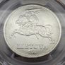 Lithuania Silver 1936 10 Litu Pcgs Unc Details Image 4