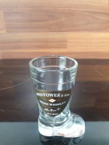 Powers whiskey Glass Boot