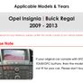 2 DIN Android 13 Car Radio for Opel Insignia Buick Regal 2009 - 2013 Multimedia Stereo 9.7inch Vertical Screen Image 3