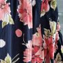VINTAGE Mandy Marsh navy floral print midi Sz 14UK Image 9