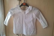 H&amp;M girls white shirt top 12-18 months