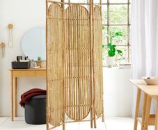 Jysk bamboo screen/ room divider