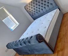New Double & King Size Bed Frame With Mattress Opt