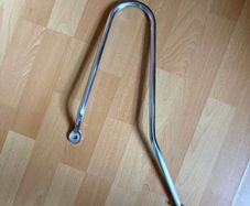 Triumph Bonneville T100 Left Chrome Pannier Rail / Saddlebag Support