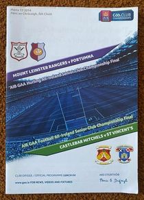 2014 Portumna v Mount Leinster Rangers & St Vincents v Castlebar Mitchels - All-Ireland Senior Hurling & Football Club Finals