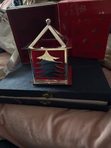 newbridge christmas tree house candle holder