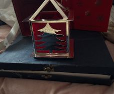 newbridge christmas tree house candle holder