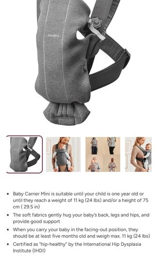 BabyBjorn Baby Carrier Mini