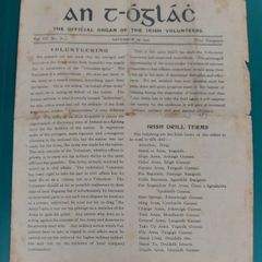 An T-oglac November 1921 Irish Volunteers Paper