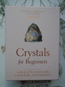 Crystals for beginners, Crystal cards,Judy Hall,Gift