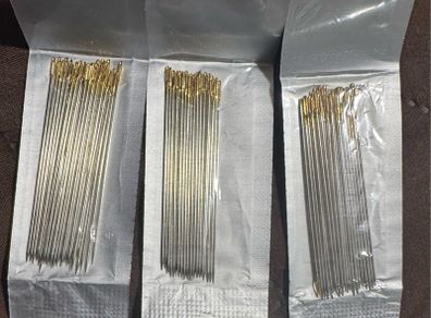 Brand New high Quality embroidery Needles no.6/4mm.