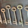 1 Large Medium Small Irish Antique Vintage Iron HAUNTED Skeleton Key Antique & Cursed Paranormal Activity Attached Image 4