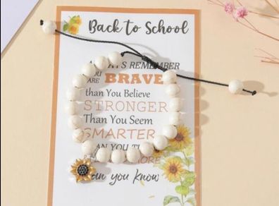 Back to school bracelet