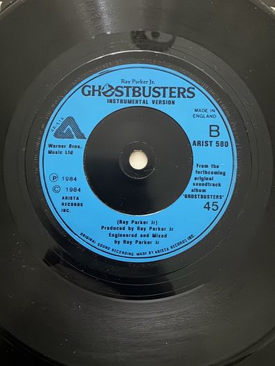 Ray Parker Jr Ghostbusters 1984 UK 7 inch Picture Sleeve