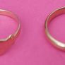 "Wedding Band" AND  "Claddagh"  Rings 9ct GOLD  3.4g Image 2