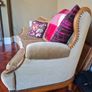 Antique Couch & Armchair Image 2