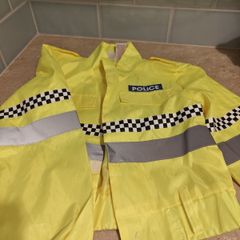 Halloween costume police 7/8 years old with hat