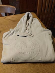 Superdry XP-D Graphic Loose Crew Hoodie.