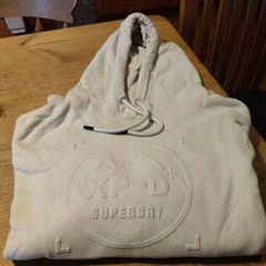 Superdry XP-D Graphic Loose Crew Hoodie.