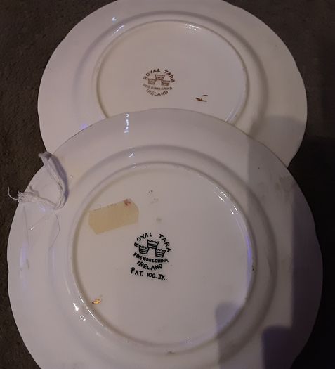 two royal tara plates