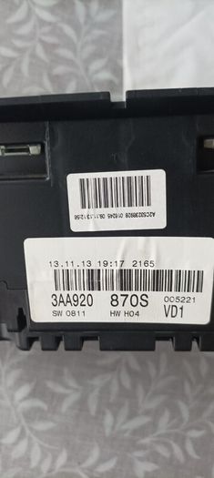 Passat b7 cluster