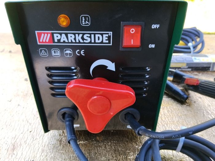Parkside arc welder type PESG 120A1, 240v