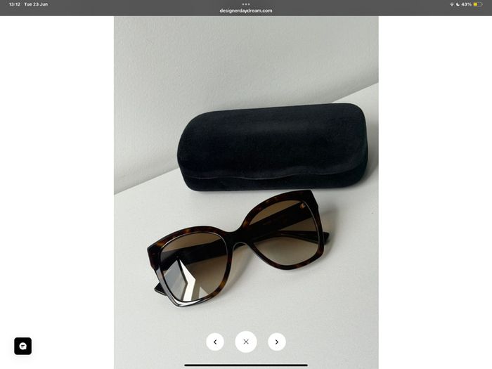 Gucci Brown Tortoiseshell Sunglasses