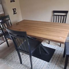 Table and 4 chairs