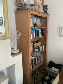 country pine bookcase