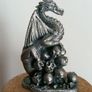 Metal Figure With Crystal - The Dragon Of The Sculls - No Box Image 5