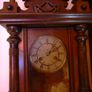Victorian 'Junghans' German Wall Pendulum Clock 37" x 13,5" (clocks work well, chimes on hour and half hour) Image 6
