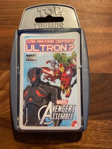 Marvel Avengers Assemble Can Anyone Defeat Ultron top trumps