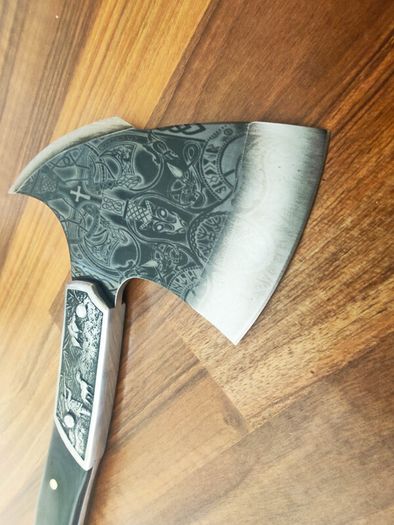 Unique Outdoor Axe Camp Celtic Engraved By Di'Casteel