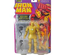 Marvel Legends Iron Man Model 01 Gold Hasbro Action Figure