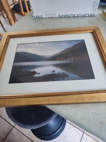 Lovely Framed Print Of Photo For Of Glendalough Lake Co. Wicklow Ireland.