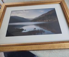 Lovely Framed Print Of Photo For Of Glendalough Lake Co. Wicklow Ireland.
