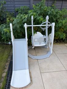 Small outdoor slide