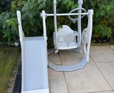 Small outdoor slide