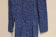 Vintage Karin Stevens Polka Dot Dress 100% Rayon S 36 8
