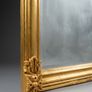 Large Regency Style Carved Giltwood Overmantel Mirror Image 3