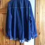 Evans Ladies Dark blue denim shirt size 22 includes Postage Image 2
