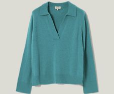 JIGSAW Open Collar Compact Wool Rich Jumper SIZE XL