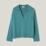 JIGSAW Open Collar Compact Wool Rich Jumper SIZE XL Image 4