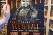 Scott Hall signed OTT Wrestling Poster - WWE