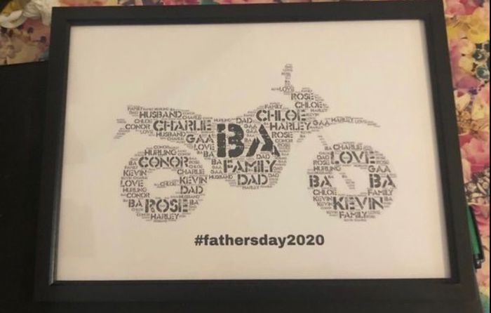 Personalised Father's Day frame