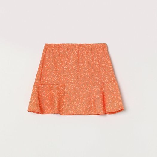 Orange Mini skirt